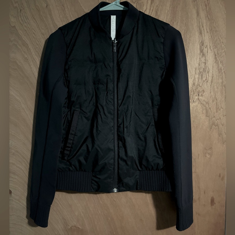 Lululemon athletic jacket - size 4 - color black